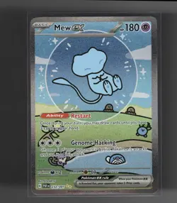 Pokemon TCG Mew ex 232/091 SV: Paldean Fates Holo Alt Art - Bubble Mew Near Mint - Image 1