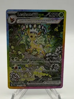 Pokemon TCG Leafeon ex Full Art Special Illustration Rare Holo 144/131 270 HP S… - Image 1
