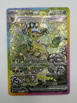 Pokemon TCG Leafeon ex Full Art Special Illustration Rare Holo 144/131 270 HP S… - Image 4