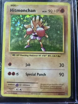 Hitmonchan 62/108, 2016 XY Evolutions, Holo Rare, Pokemon TCG, LP - Image 1