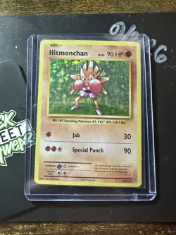 Hitmonchan 62/108, 2016 XY Evolutions, Holo Rare, Pokemon TCG, LP - Image 3