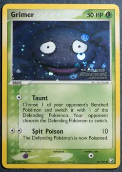 Grimer 56/109 Reverse Holo Stamped - Pokemon TCG Team Rocket Returns 2004 - Image 1
