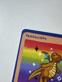 Dragonight (Dragonite) 58/90 - Pokedoodles Set 1 Fan Art - Pokemon - Image 2
