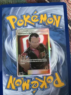 Giovanni's Exile (Full Art) 67/68 Hidden Fates Holo Pokemon NM - Image 1