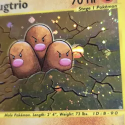 Dugtrio 010/165 Holo Rare (Big Bubble) - Pokemon TCG Expedition Base Set, 2002 - Image 4