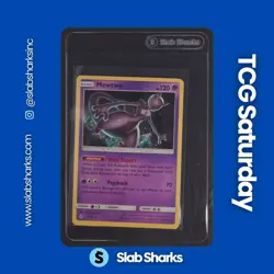 2019 POKEMON SM UNBROKEN BONDS POWER KEEPERS PROMO #75/214 MEWTWO COSMOS HOLO NM - Image 1