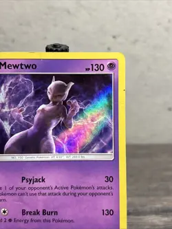 Mewtwo 12/18 Detective Pikachu Holo-Pokemon TCG-Vintage-Fast Shipping-Played! - Image 3