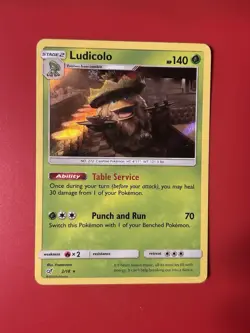Pokemon TCG Ludicolo 2/18 Detective Pikachu Holo LP - Image 1