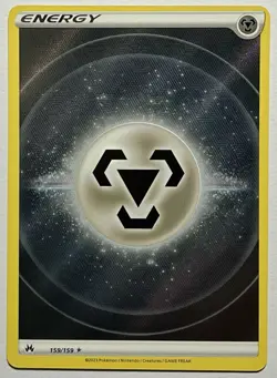 Metal Energy 159/159 (NM) Reverse Holo Sword & Shield: Crown Zenith 2023 Pokemon - Image 1