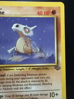 Pokemon TCG Cubone 1st Edition Jungle Set 50/64 Vintage WOTC - Image 3