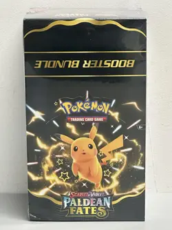 2023 Pokemon Scarlet Violet Paldean Fates Booster Bundle Display Box - Image 1