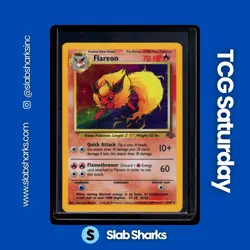 1999 POKEMON JUNGLE #3/64 FLAREON HOLO RARE - Image 1