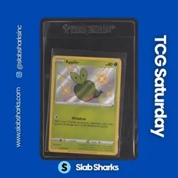 2021 POKEMON SWORD & SHIELD SHINING FATES #SV012/SV122 APPLIN SHINY VAULT RARE - Image 1