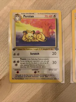 Pokemon TCG Persian Jungle 42/64 Regular 1st Edition Uncommon 2 Card LOT - Image 2