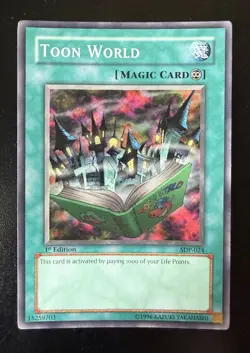 Toon World SDP-024 Starter Deck: Pegasus 1st Edition Yu-Gi-Oh TCG - Image 1