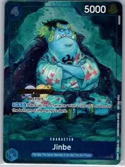 Jinbe (CS 2023 Event Pack) P-030 English One Piece Promo - One Piece Card - NM - Image 1