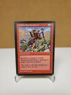 Magic: the Gathering MTG Goblin Bombardment Tempest Card NM - Image 1