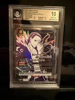 Union Arena HUNTER X HUNTER Chrollo English 2 Star SIGNED CASE HIT!! BGS 10 - Image 1