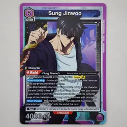 Sung Jinwoo SR UE17BT/SLG-1-021 - Union Arena: Solo Leveling - English NM - Image 1