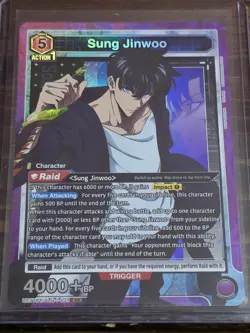 SUNG JINWOO SR UE17BT/SLG-1-021 UNION ARENA SOLO LEVELING NM - Image 1
