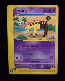 Pokemon TCG - GIRAFARIG - 58/144 - E-CARD SERIES: SKYRIDGE (2003) - WOTC - LP/NM - Image 1