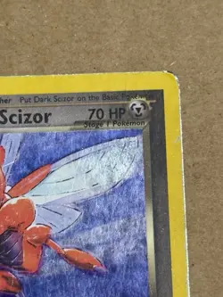 Pokemon TCG Dark Scizor Holo Rare Card 9/105 Neo Destiny Unlimited 2002 - Image 3
