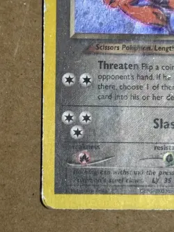 Pokemon TCG Dark Scizor Holo Rare Card 9/105 Neo Destiny Unlimited 2002 - Image 5