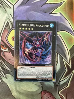 PRIO-EN043 Number C103: Ragnafinity Rare 1st Edition NM Yugioh Card - Image 1