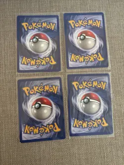 1999 Pokemon Jungle Cubone 50/64 WOTC Vintage Lot of 4 Cards Near Mint - Image 2