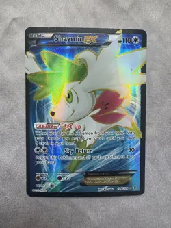 Pokemon XY Roaring Skies Shaymin EX Full Art Ultra Rare Card 106/108 - Image 1