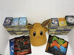 POKEMON UNSEARCHED LOT 2500-3000 Cards Plus Hat And Four Player’s Guides - Image 2