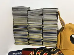 POKEMON UNSEARCHED LOT 2500-3000 Cards Plus Hat And Four Player’s Guides - Image 4