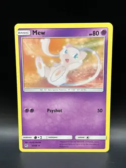 Mew 32/68 - Pokemon Hidden Fates Card - LP - Image 1