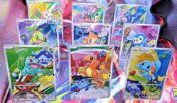 Pokemon First Partner Illustration 30th Collection Complete Promo Set of 9 Cards - Image 1