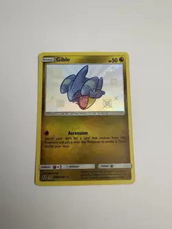 Gible SV38/SV94 Hidden Fates Shiny Vault Holo Rare Card NEAR MINT - Image 1