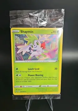 Pokemon Shaymin, Zeraora, & Marshadow Cosmos Foil SEALED 3 Card Promo Pack - Image 1
