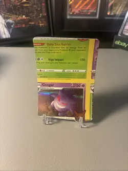 Gengar & Trevenant Trick or Trade NFC Miscut Error Rare Pokemon Card 🔥 - Image 1