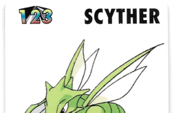 1998 KFC POKEMON CARD SCYTHER NINTENDO - Image 2