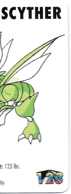 1998 KFC POKEMON CARD SCYTHER NINTENDO - Image 5