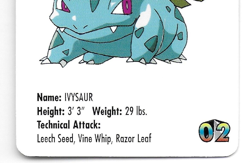 1998 KFC POKEMON CARD IVYSAUR NINTENDO - Image 3