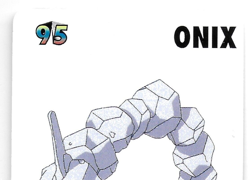 1998 KFC POKEMON CARD ONIX NINTENDO - Image 2