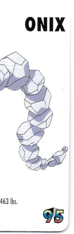 1998 KFC POKEMON CARD ONIX NINTENDO - Image 5