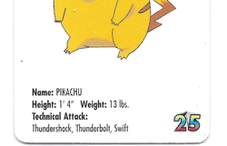 1998 KFC POKEMON CARD PIKACHU NINTENDO - Image 3