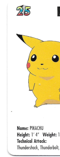 1998 KFC POKEMON CARD PIKACHU NINTENDO - Image 4