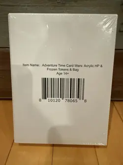 New Adventure Time Card Wars 2025 Kickstarter Acrylic Frozen Tokens & Bag Set - Image 1
