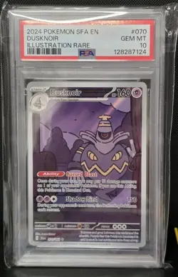 PSA 10 Dusknoir 070/064 IR Shrouded Fable SFA Pokemon Card GEM MT - Image 1