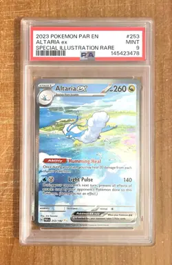 Pokemon, Paradox Rift, Altaria ex SIR Card #253, PSA 9 - Image 1