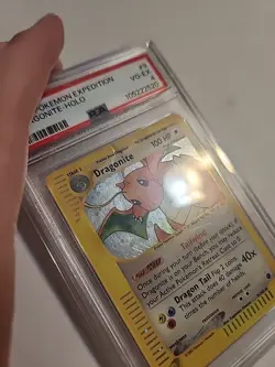 PSA 4 2002 Pokemon Expedition - 9/165 Dragonite Holo Graded Pokemon Card - Image 2