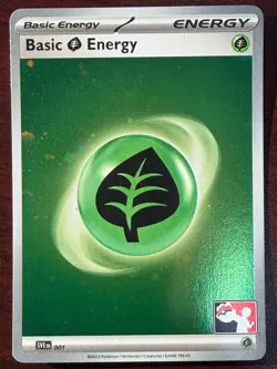 Basic Grass Energy - (Cosmos Holo) Holofoil Common Prize Pack Series Cards 001 - Image 1