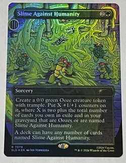 TMNT Slime Against Humanity Teenage Mutant Ninja Turtles Secret Lair mtg 7078 - Image 1